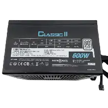 CLASSIC II 600W 80 PLUS BRONZE POWER SUPPLY